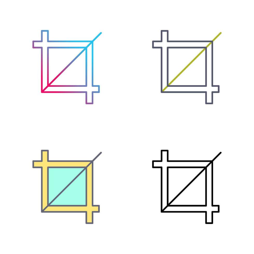 Unique Crop Vector Icon