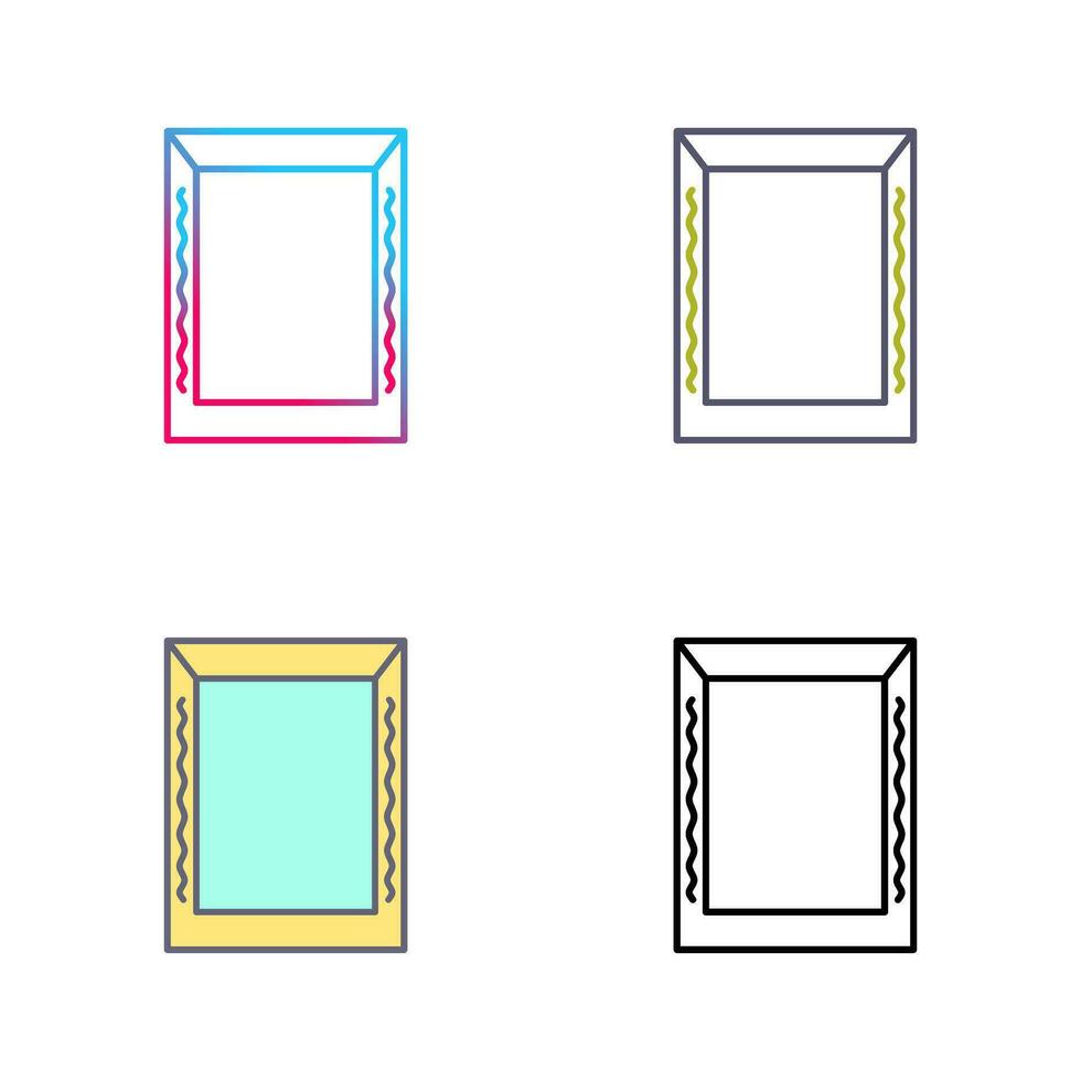 Unique Frame Vector Icon