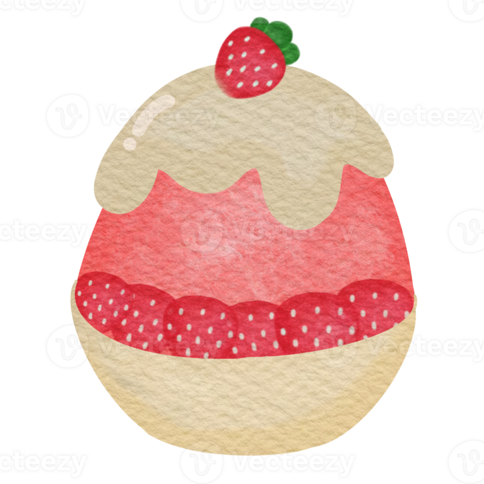 Strawberry Bingsu summer png
