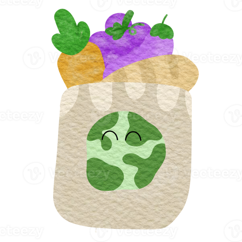 Eco bag environmentally png