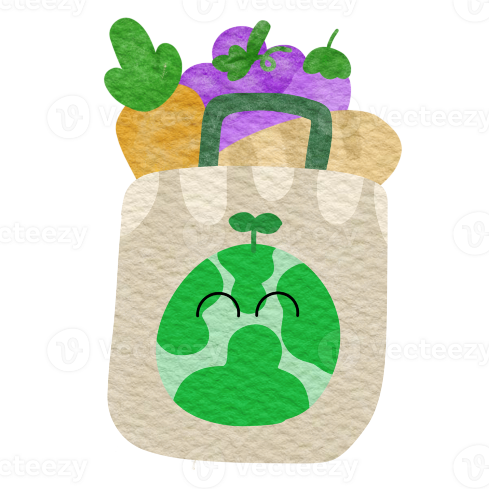 Eco bag environmentally png