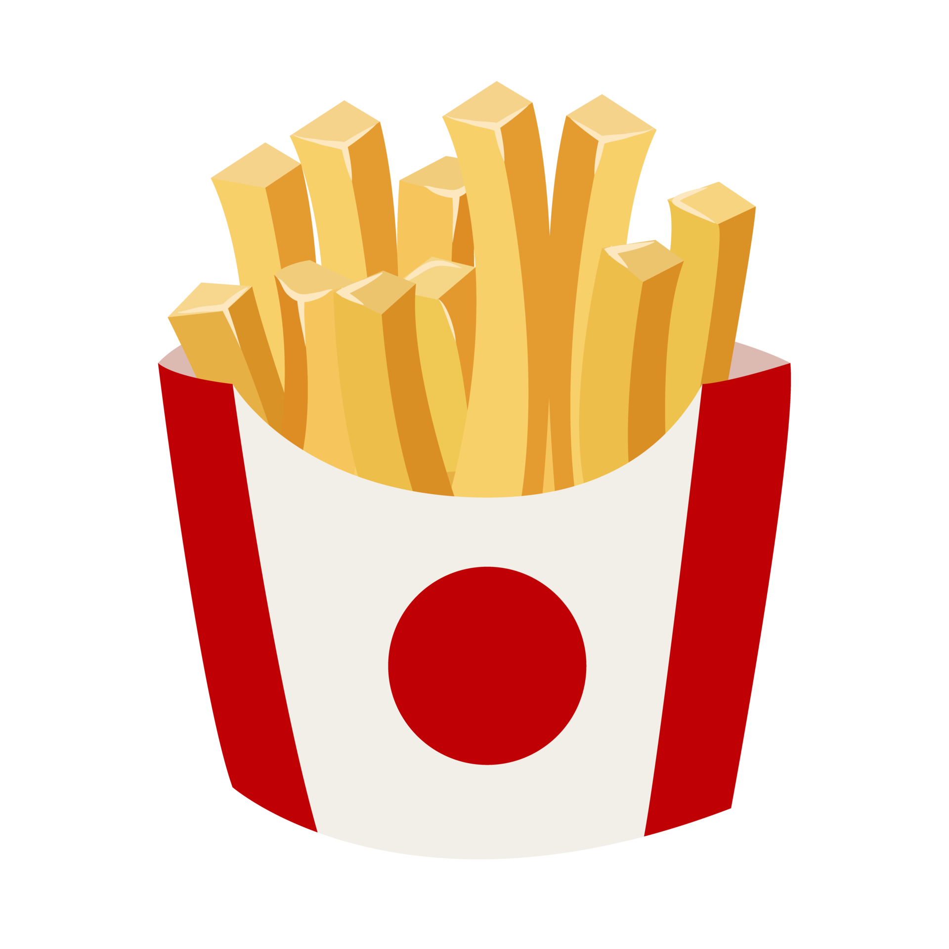 French Fries Box Pictures PNG Images