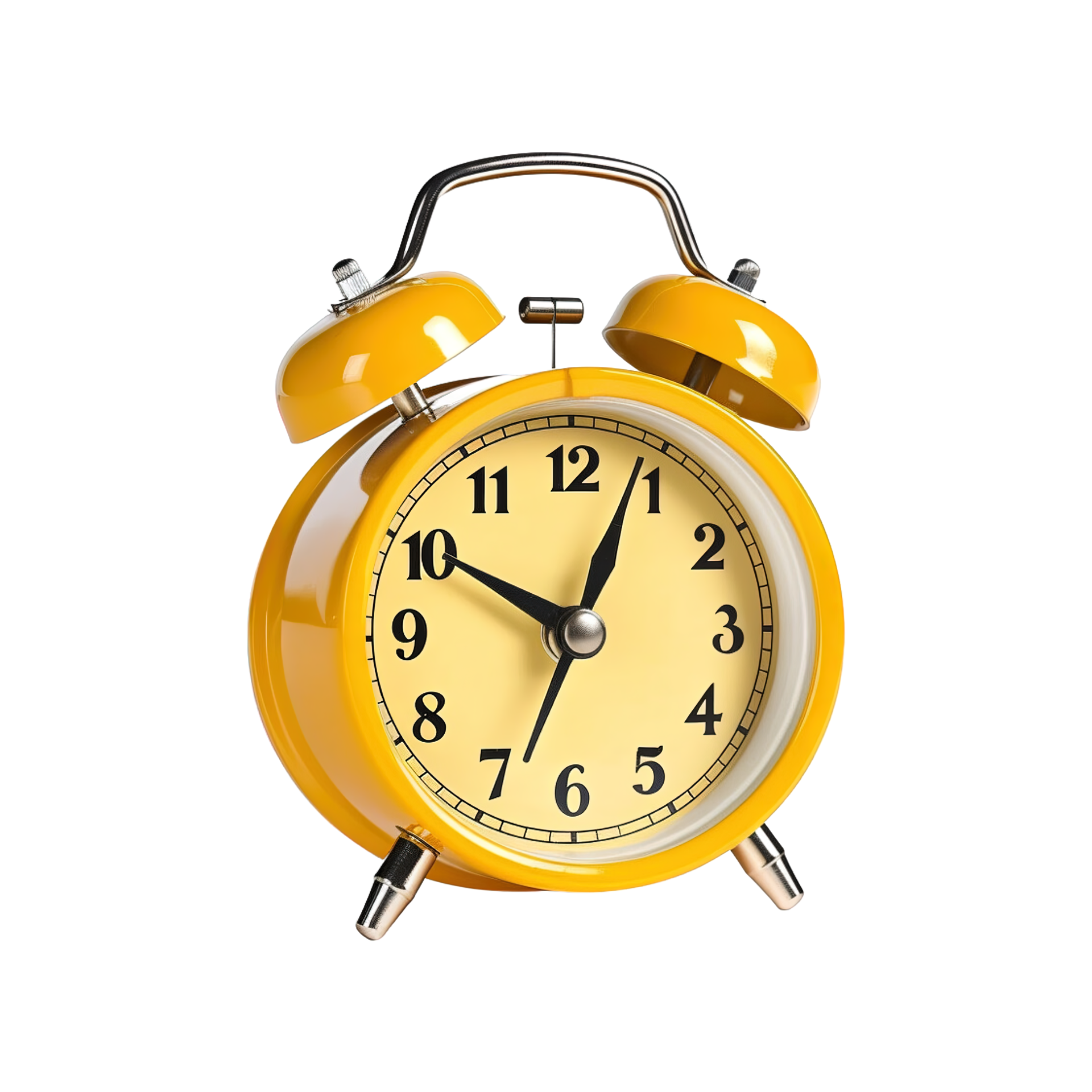 Yellow Alarm Clock On A Transparent Background 24984341 PNG yellow-alarm-clock-on-a-transparent-background-24984341-png