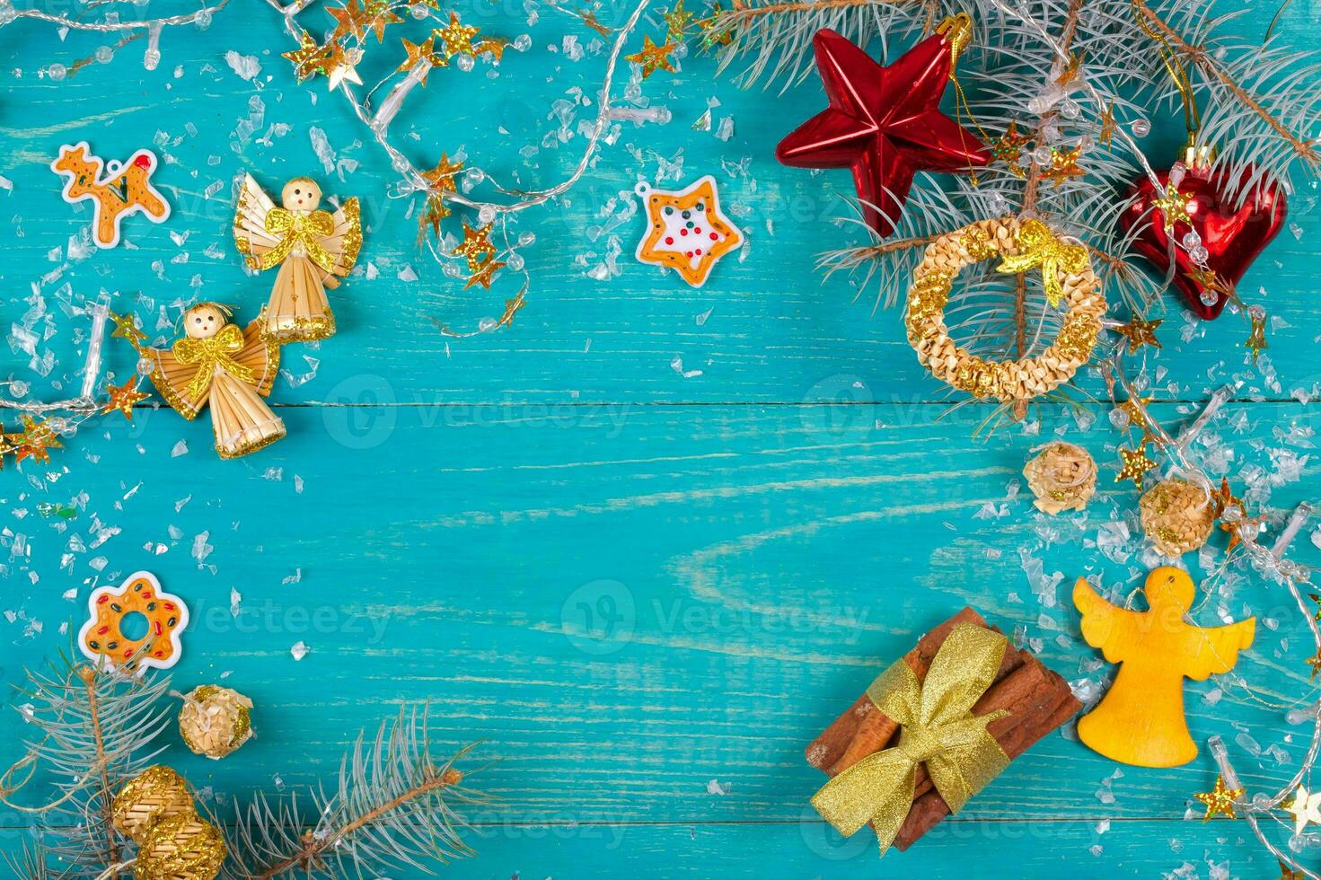 Winter holidays background photo