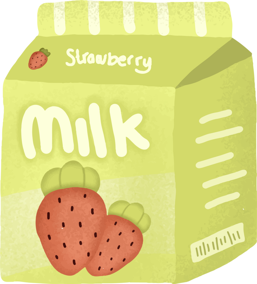 Hand draw food snack sticker set png