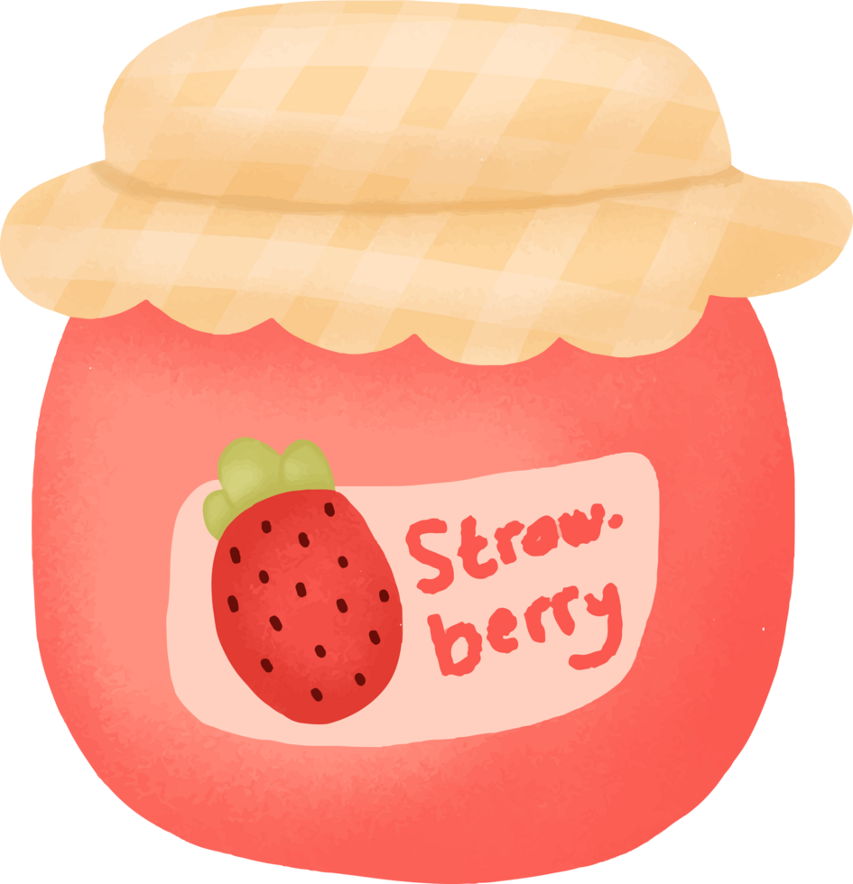 Hand draw food snack sticker set png