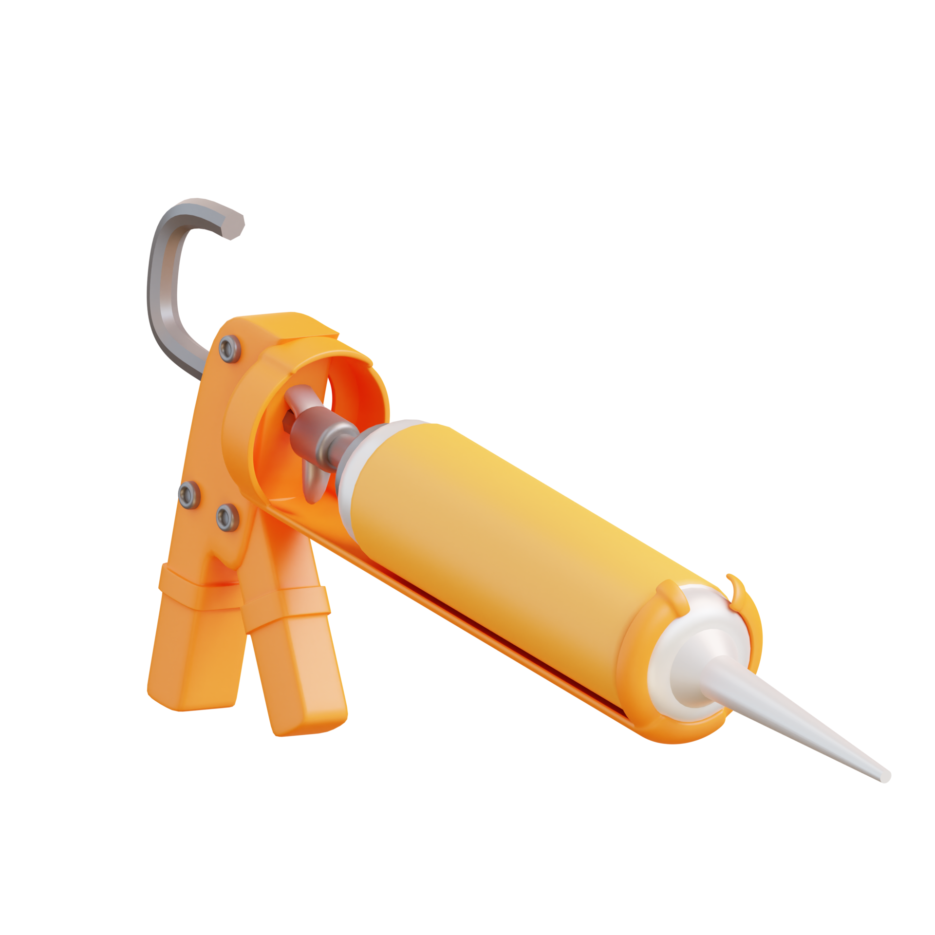 3d illustration caulk gun 24984516 PNG