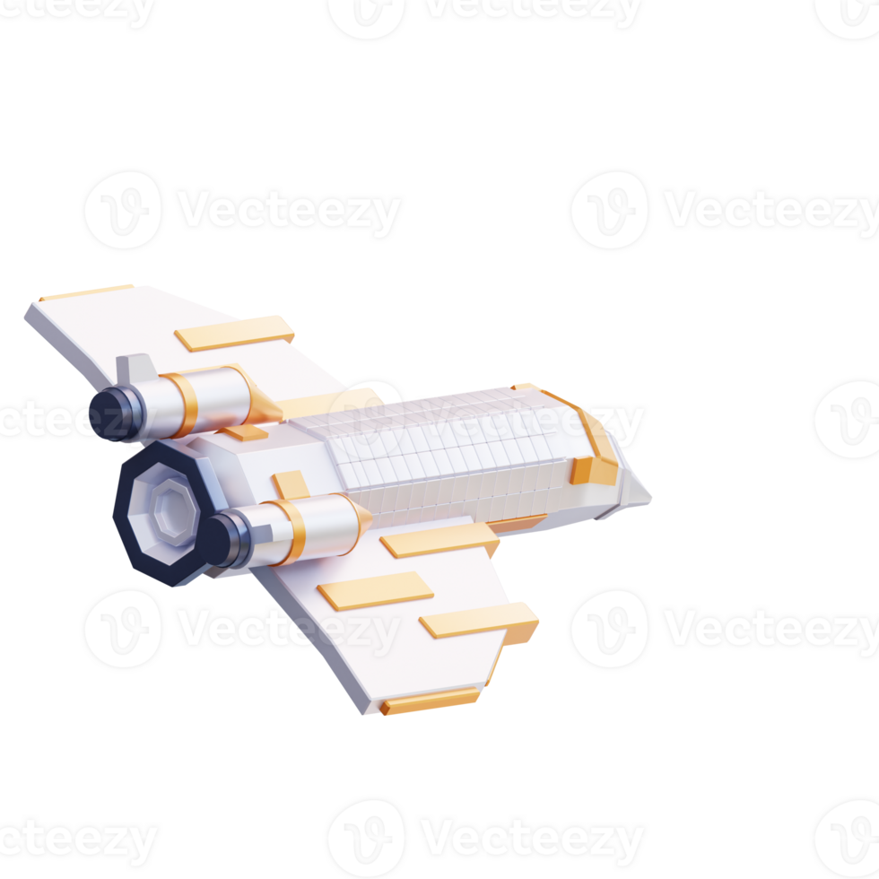 3d illustration spaceship png