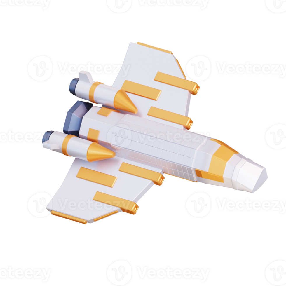 3d illustration spaceship png