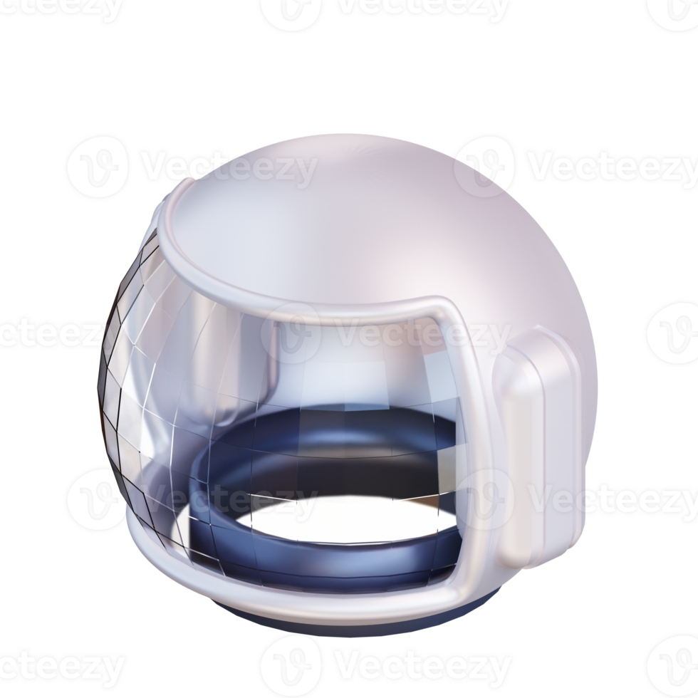 3d illustration of astronaut helmet png