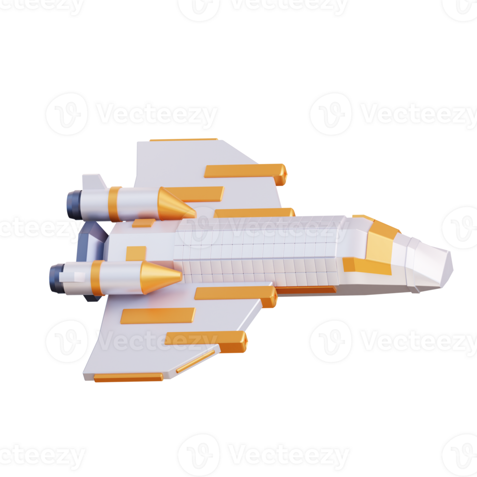 3d illustration spaceship png