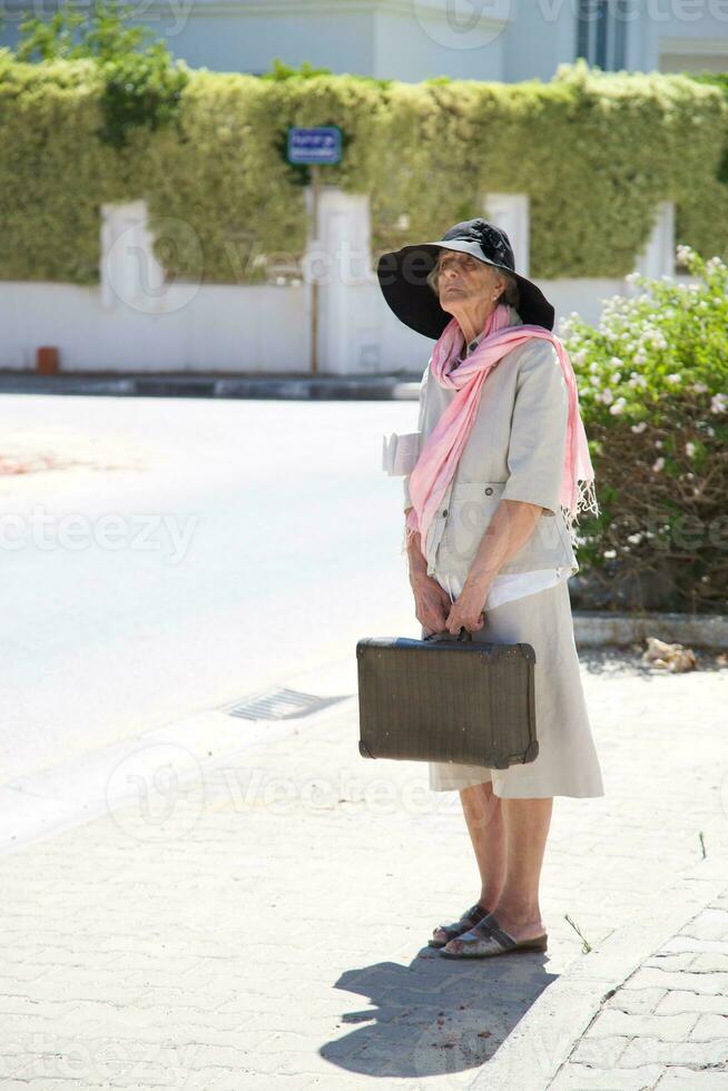 antiguo caucásico mujer. foto