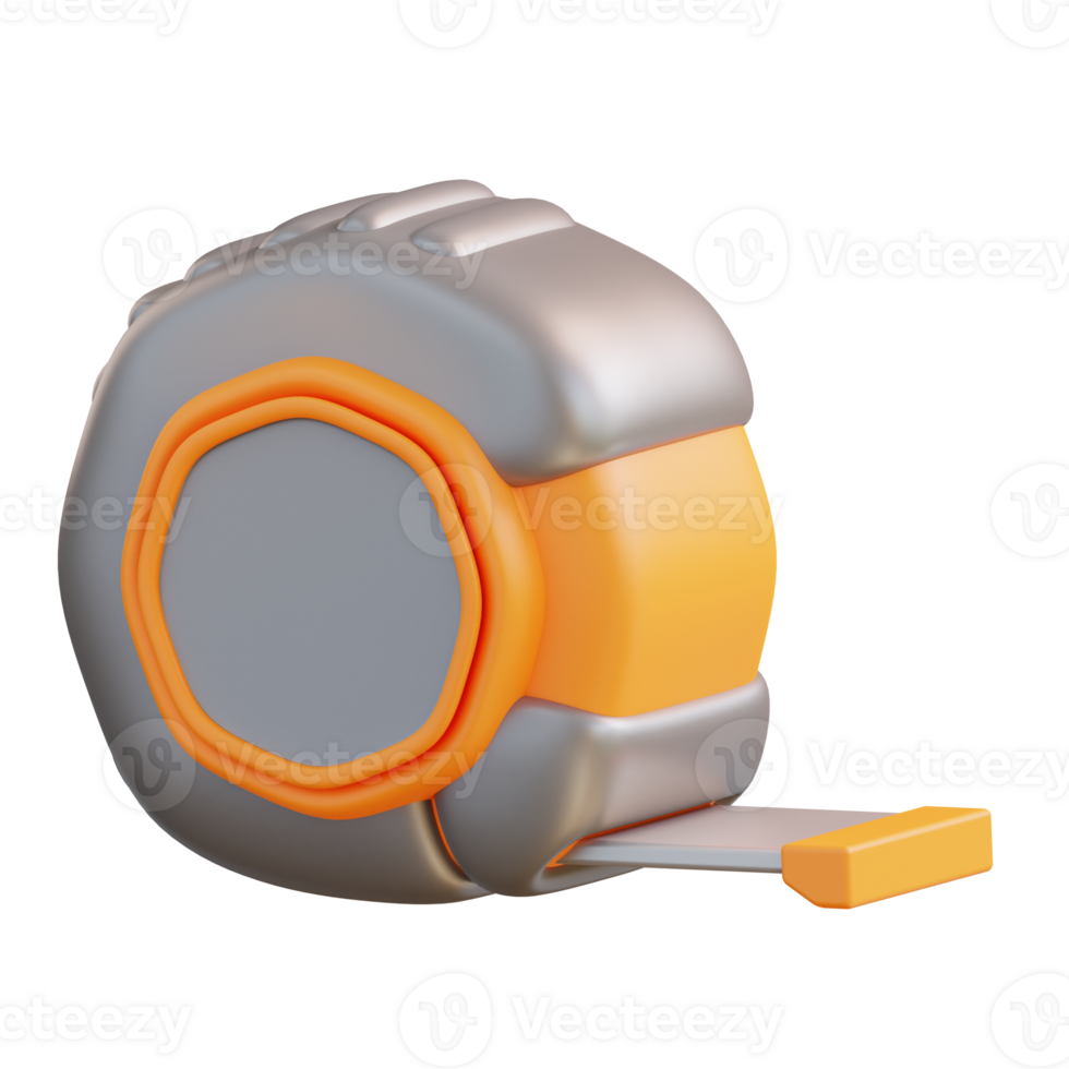 3d illustration measurement tape png