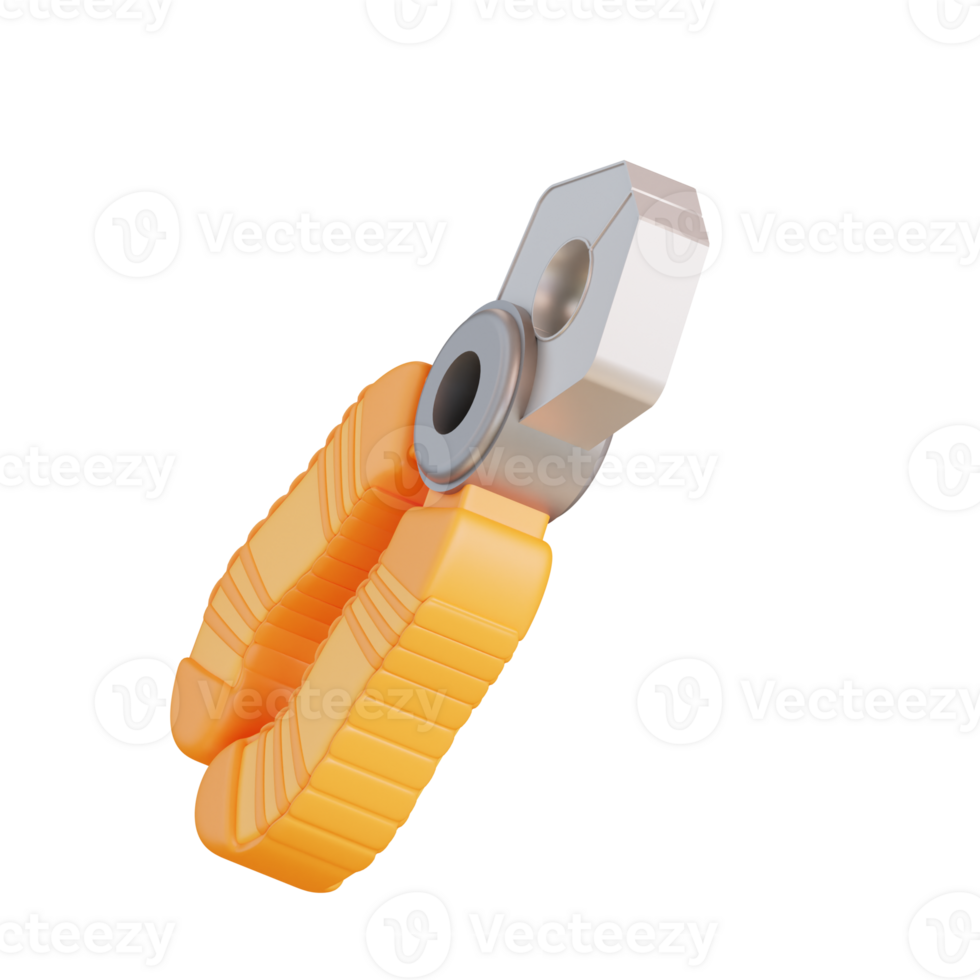 3d illustration combination pliers png