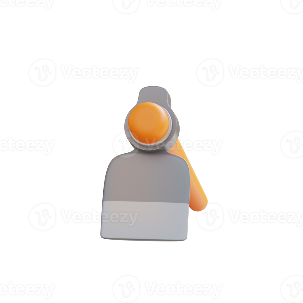 3d illustration hoe png