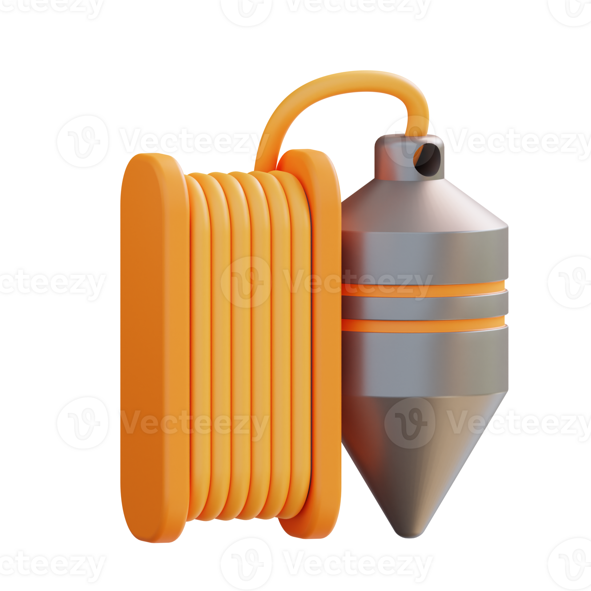 3d illustration plumb bob 24984695 PNG