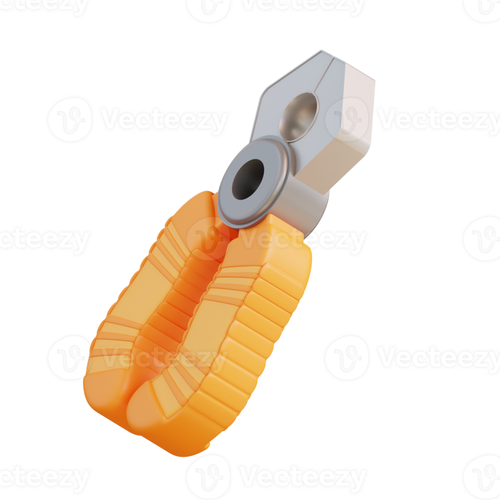 3d illustration combination pliers png