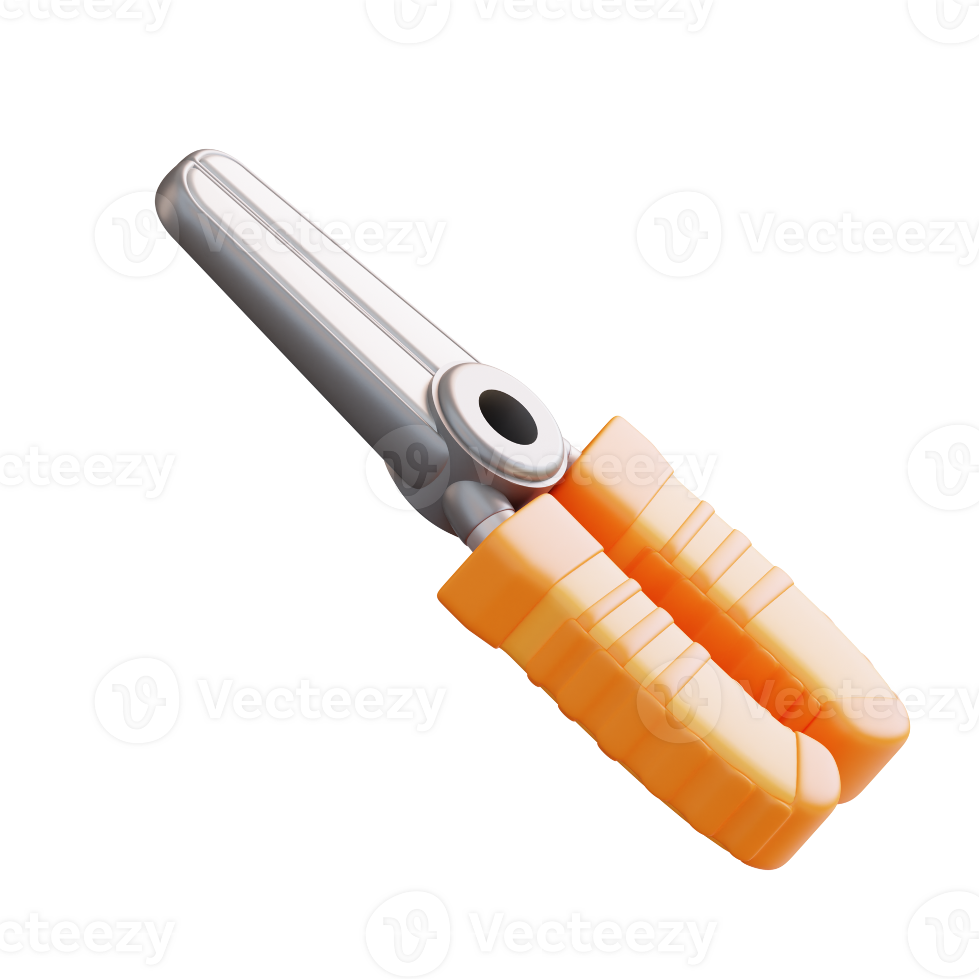 3d illustration long nose pliers 24984721 PNG