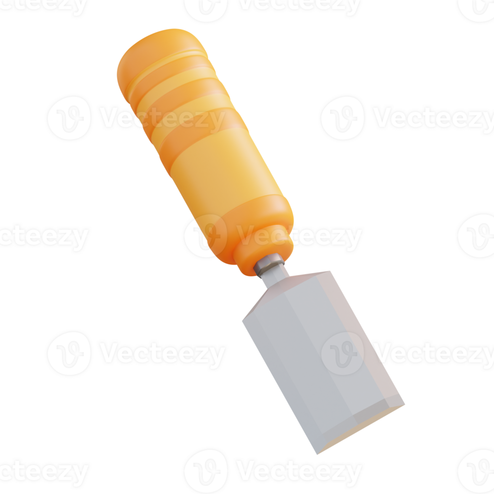 3d illustration chisel png