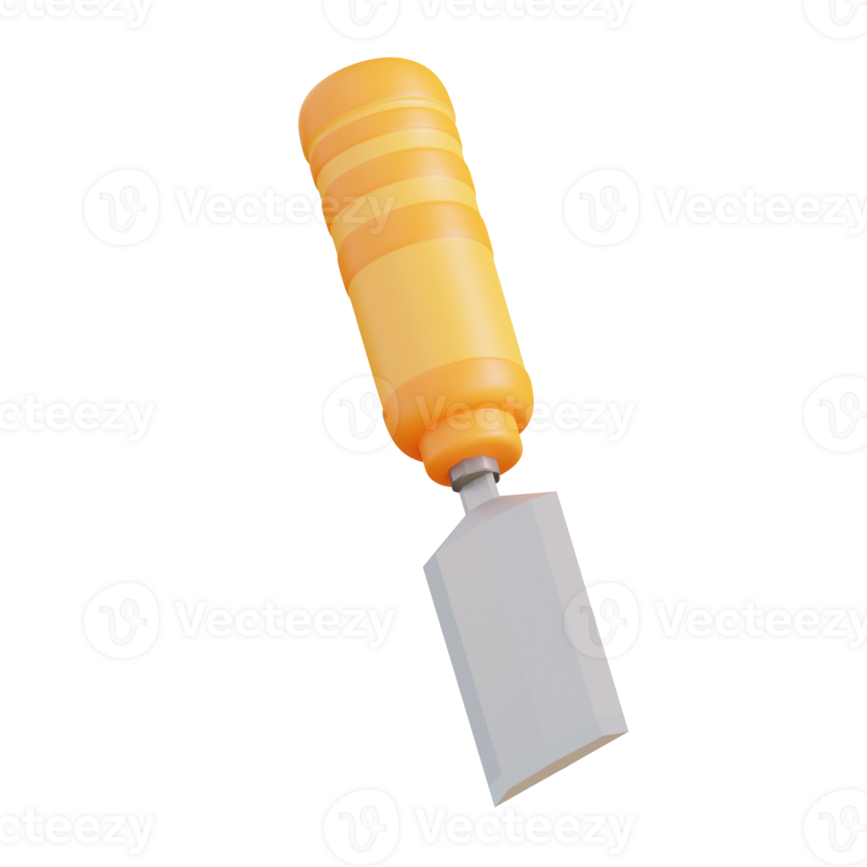 3d illustration chisel png