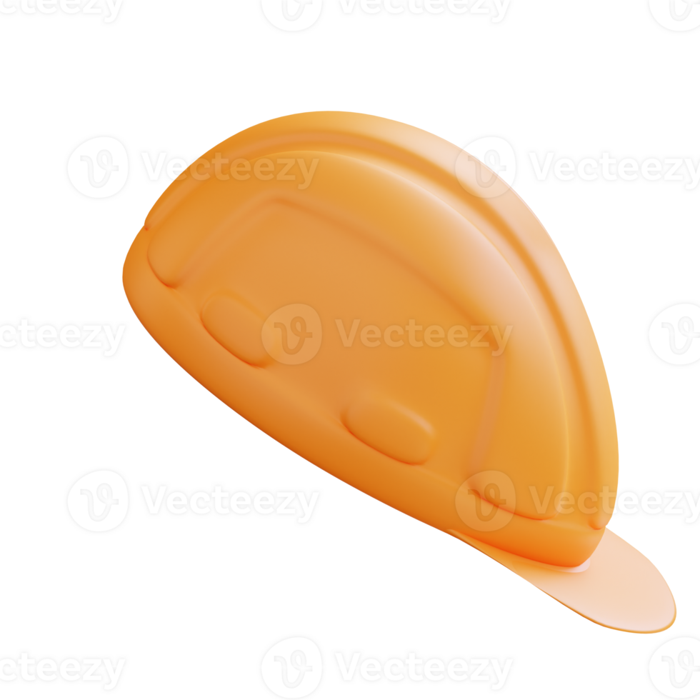 3d illustration sécurité casque png