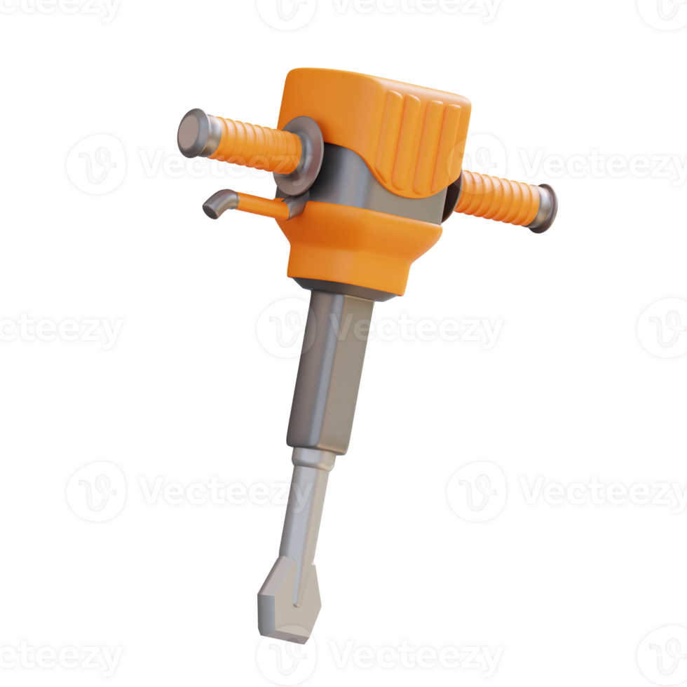 3d illustration jack hammer 24984747 PNG