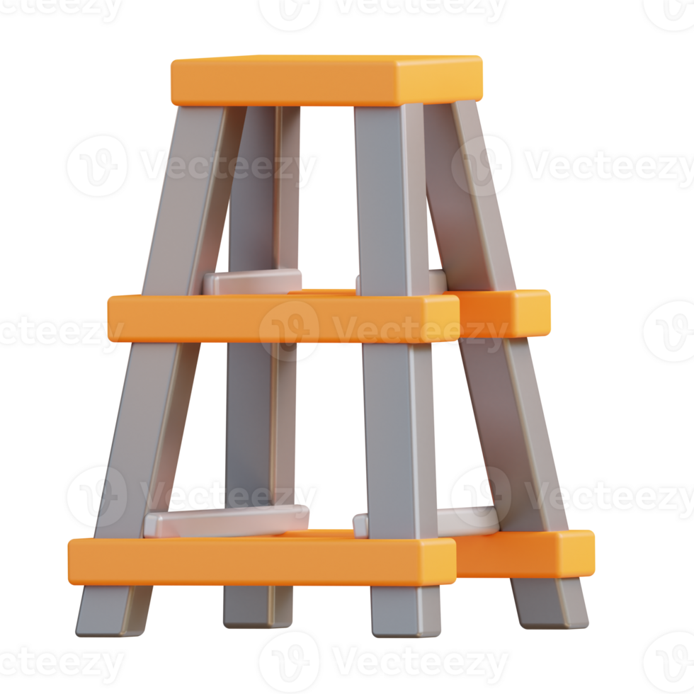 3d illustration ladder png