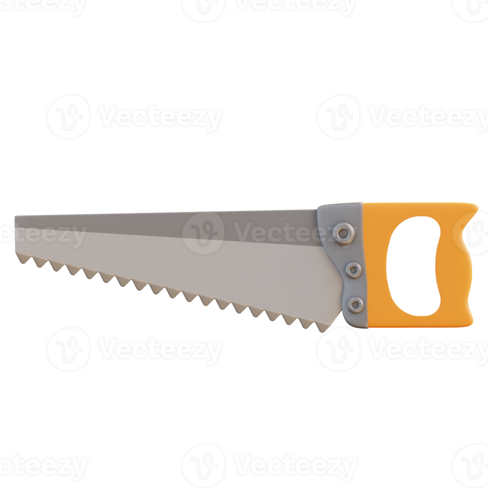3d illustration hand saw 24984755 PNG