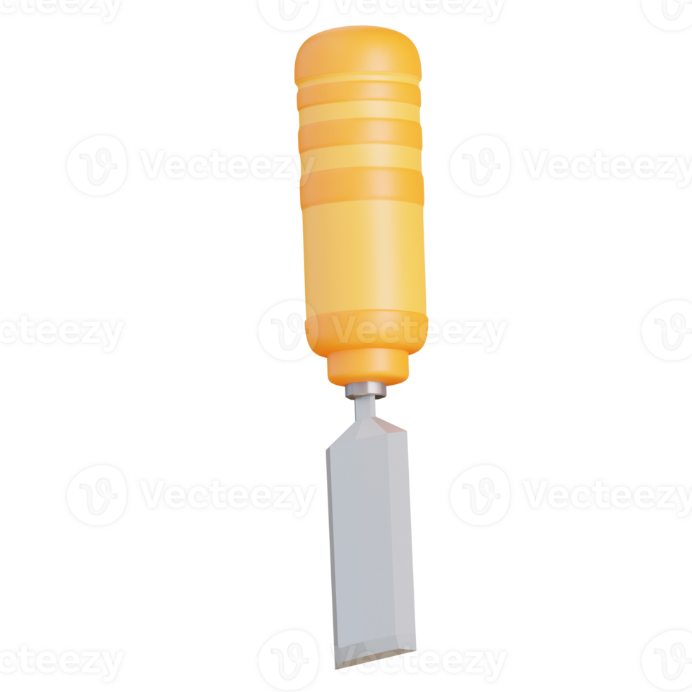 3d illustration chisel png