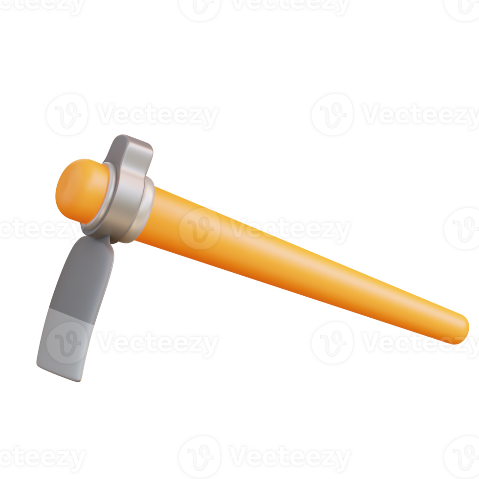 3d illustration hoe png
