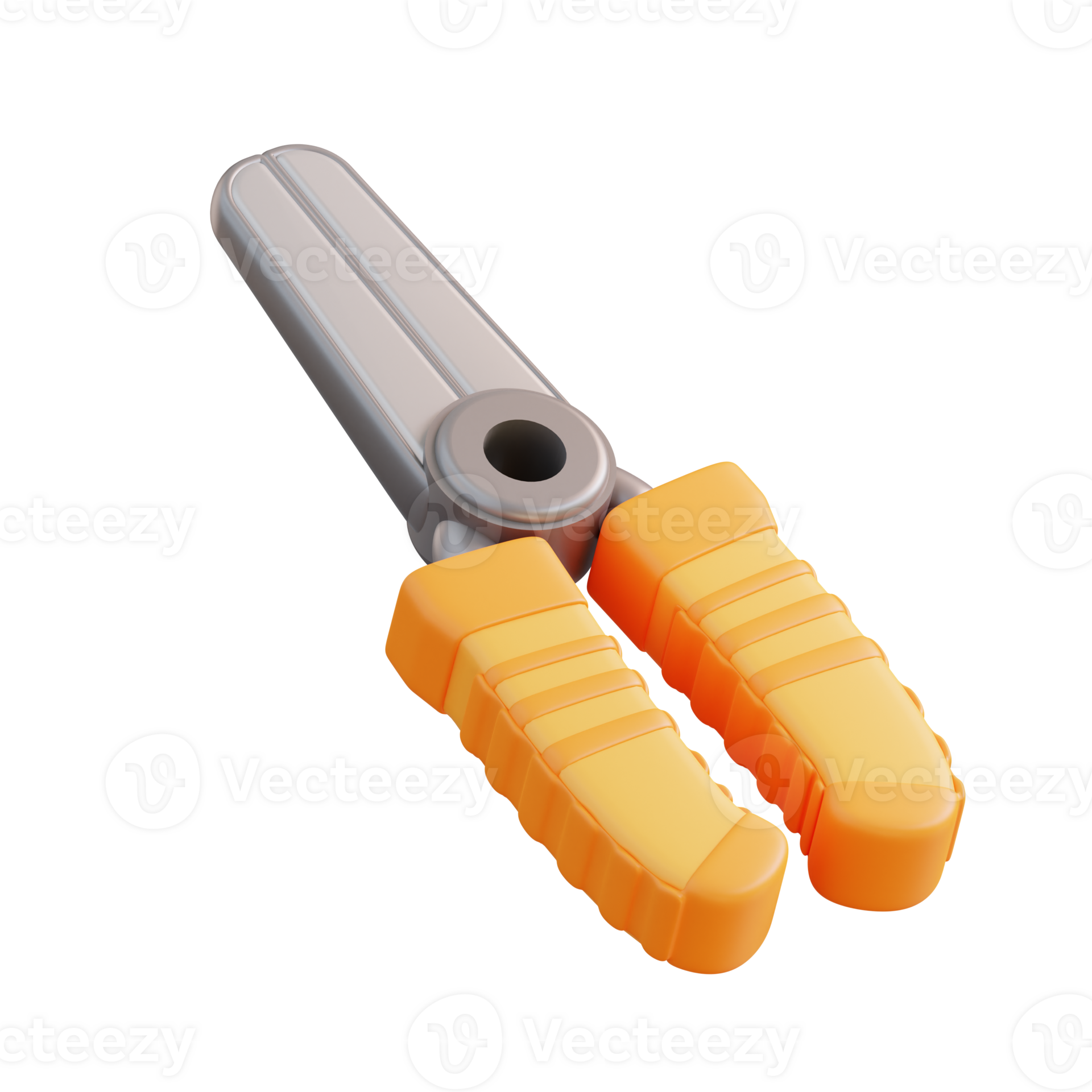 3d illustration long nose pliers 24984815 PNG