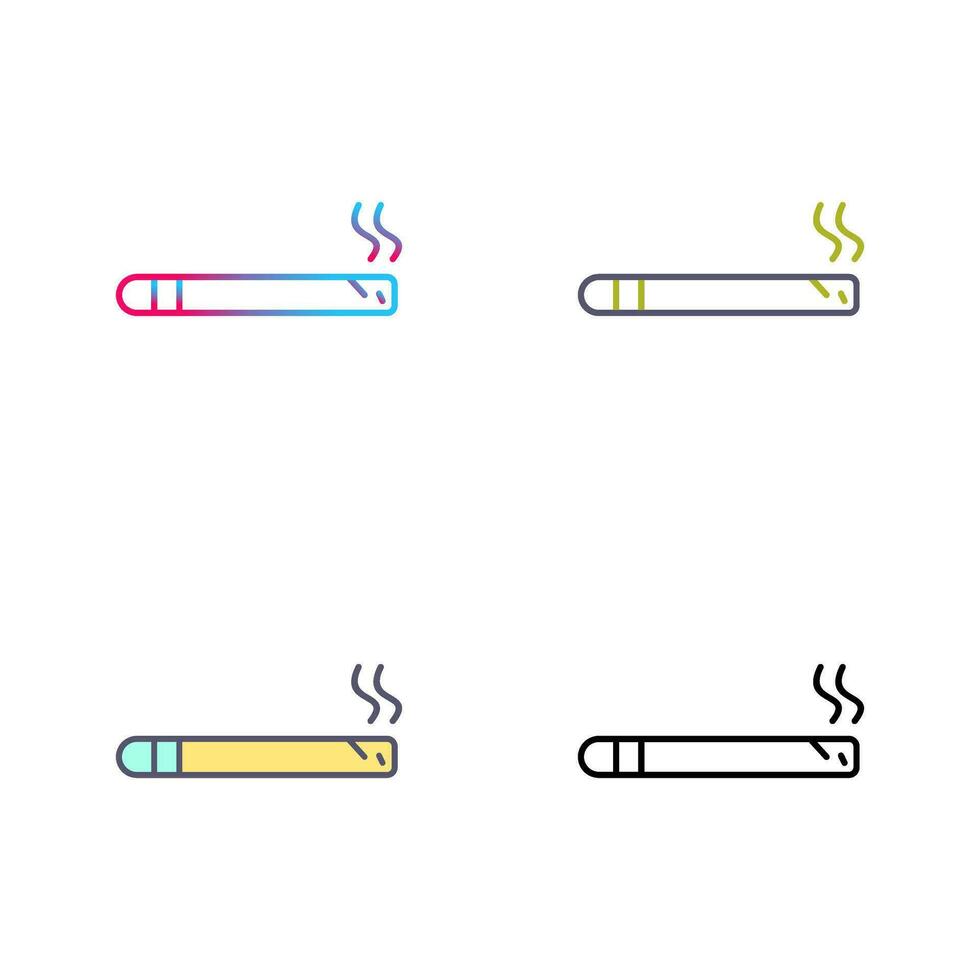 icono de vector de cigarro