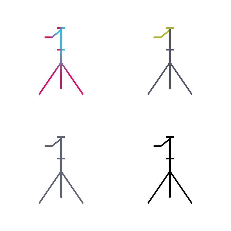 Unique Stand Vector Icon