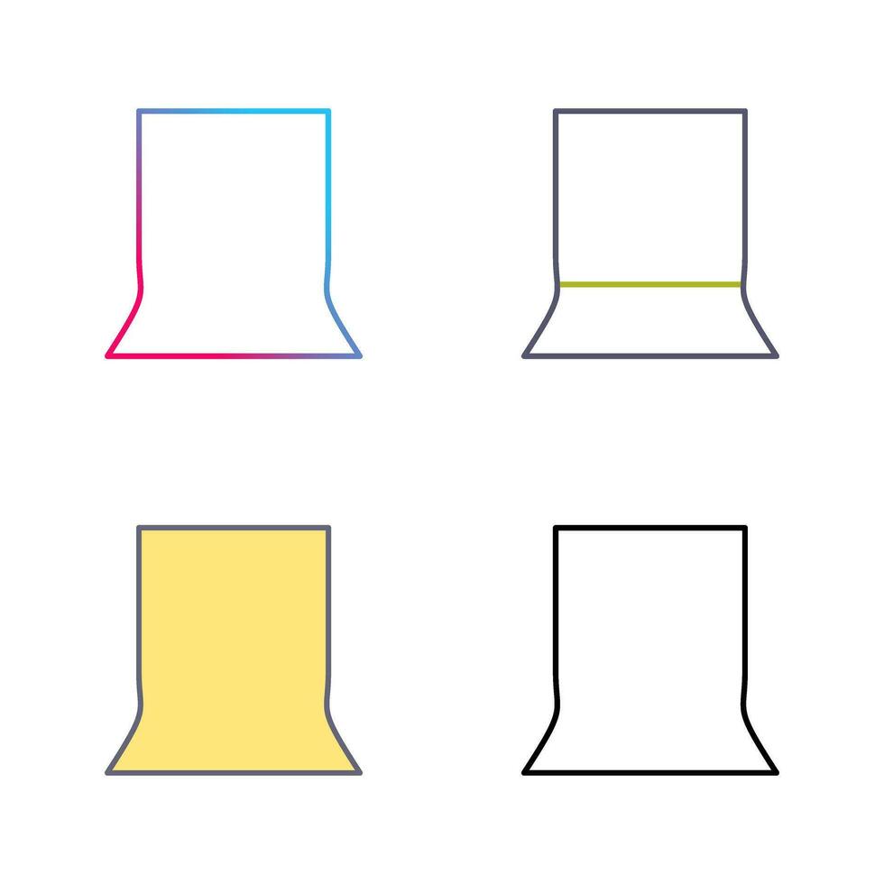 Unique Back Stand Vector Icon