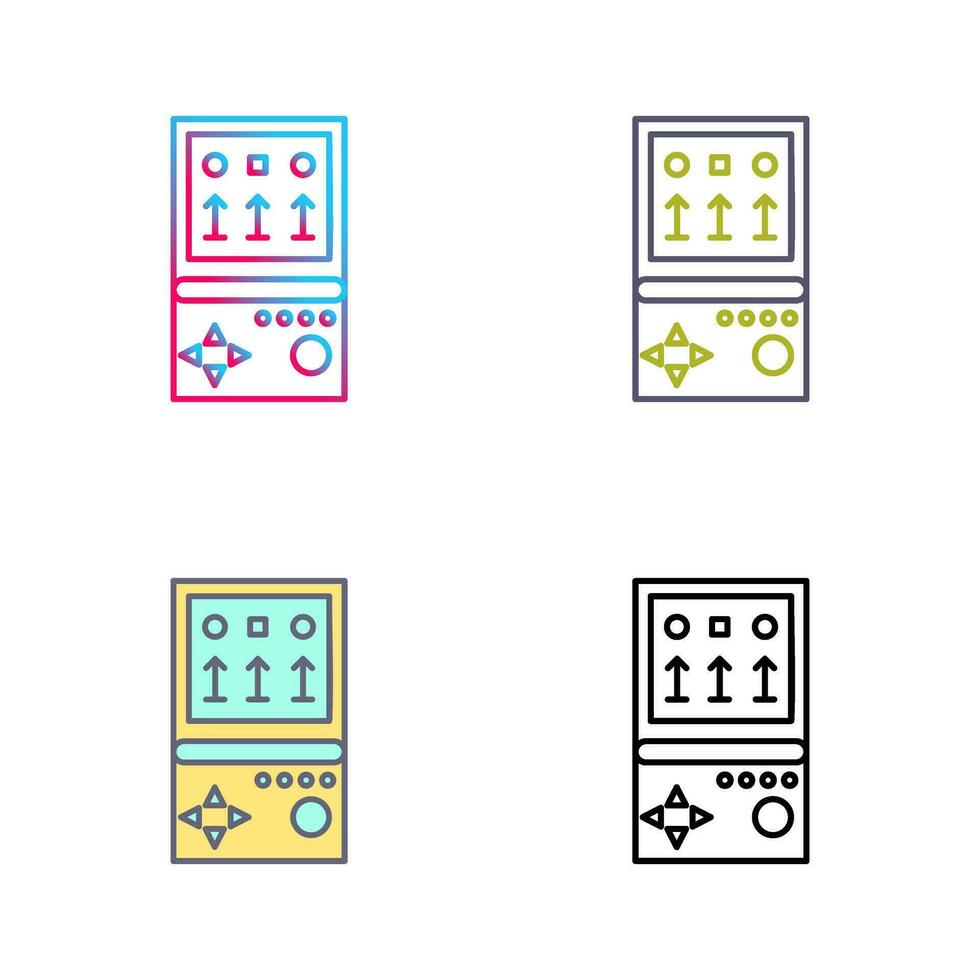 Unique Brick Game Vector Icon