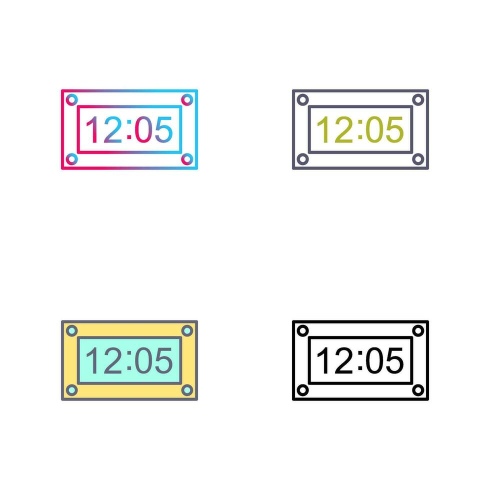 Unique Timer Vector Icon