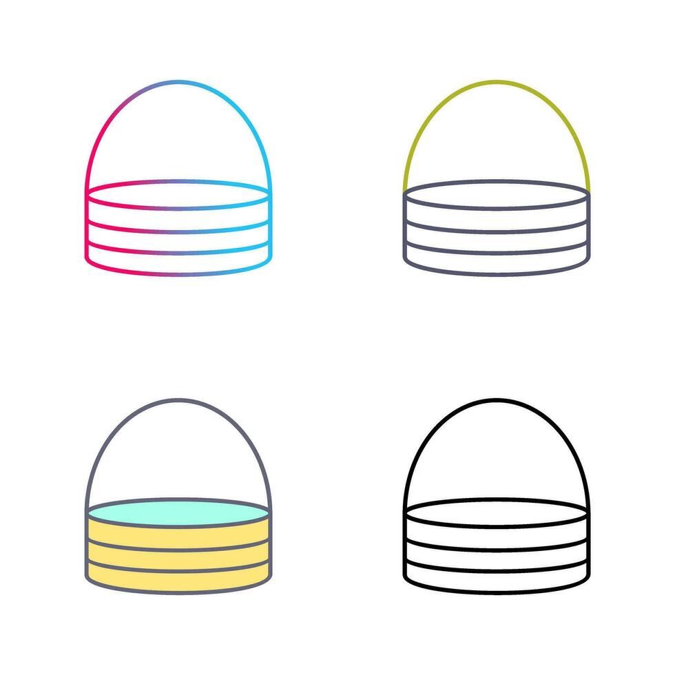 Unique Basket Vector Icon