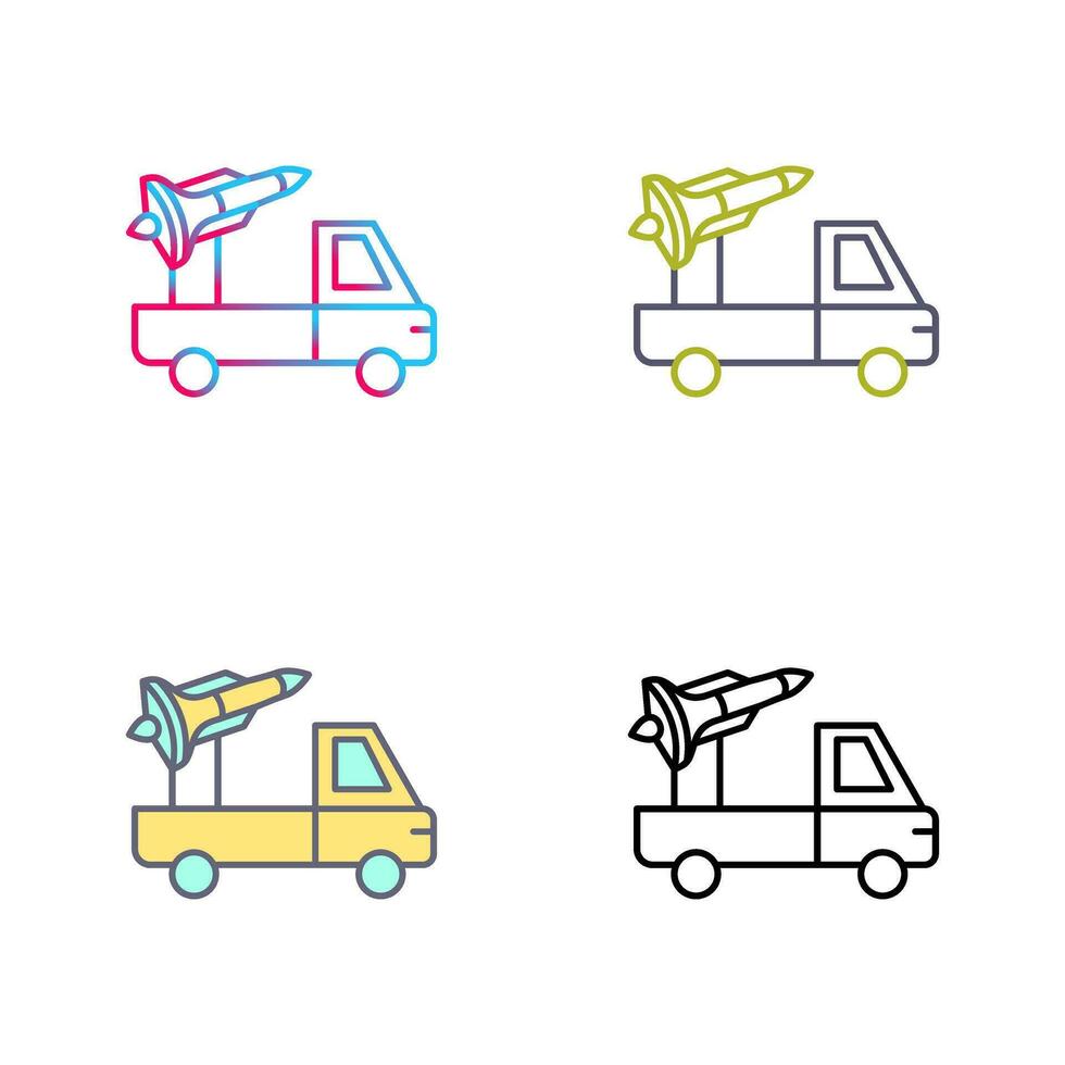 Missile Truck Vector Icon