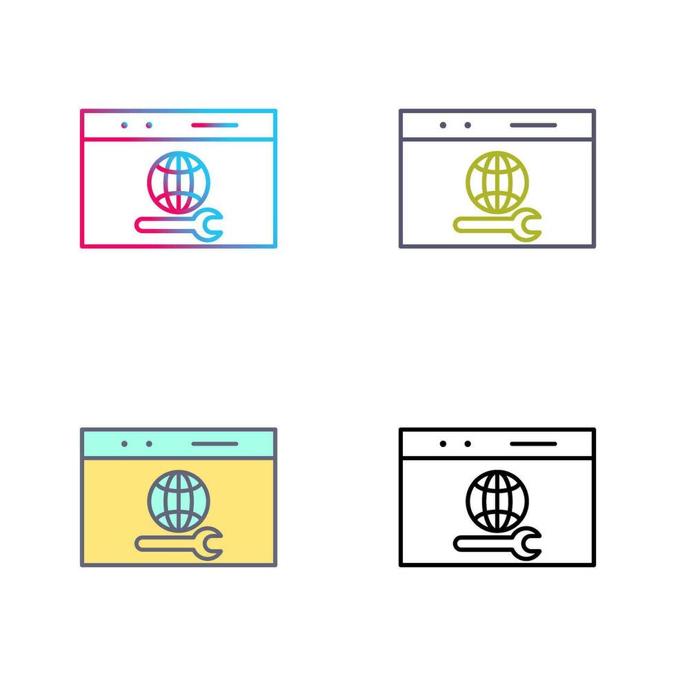 Unique Web Support Vector Icon
