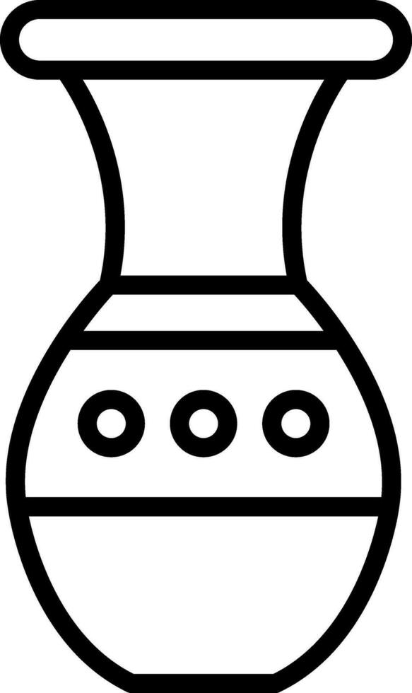 Vase Vector Icon Design