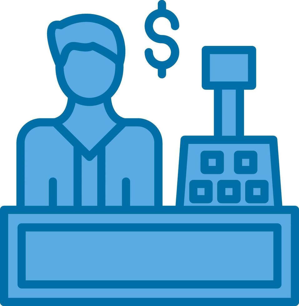 Cashier Vector Icon Design