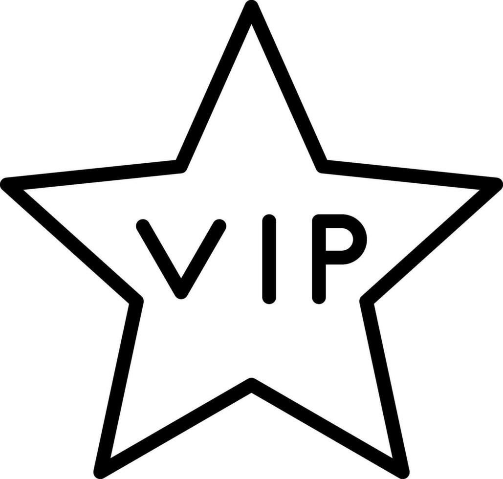 VIP vector icono diseño