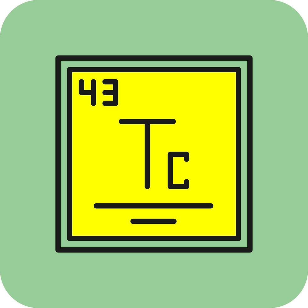 Technetium Vector Icon Design