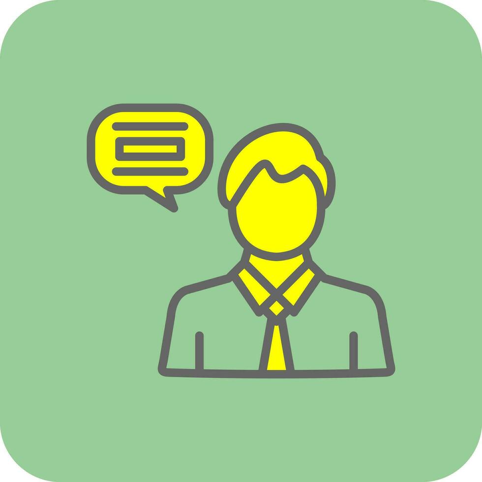 Advisor Vector Icon Design