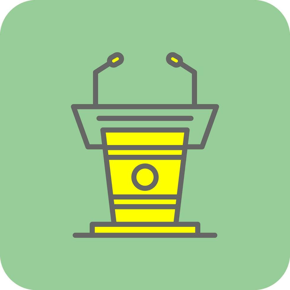 Podium Vector Icon Design