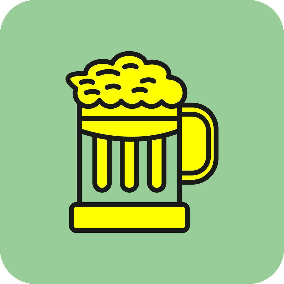 Beer mug Vector Icon Design