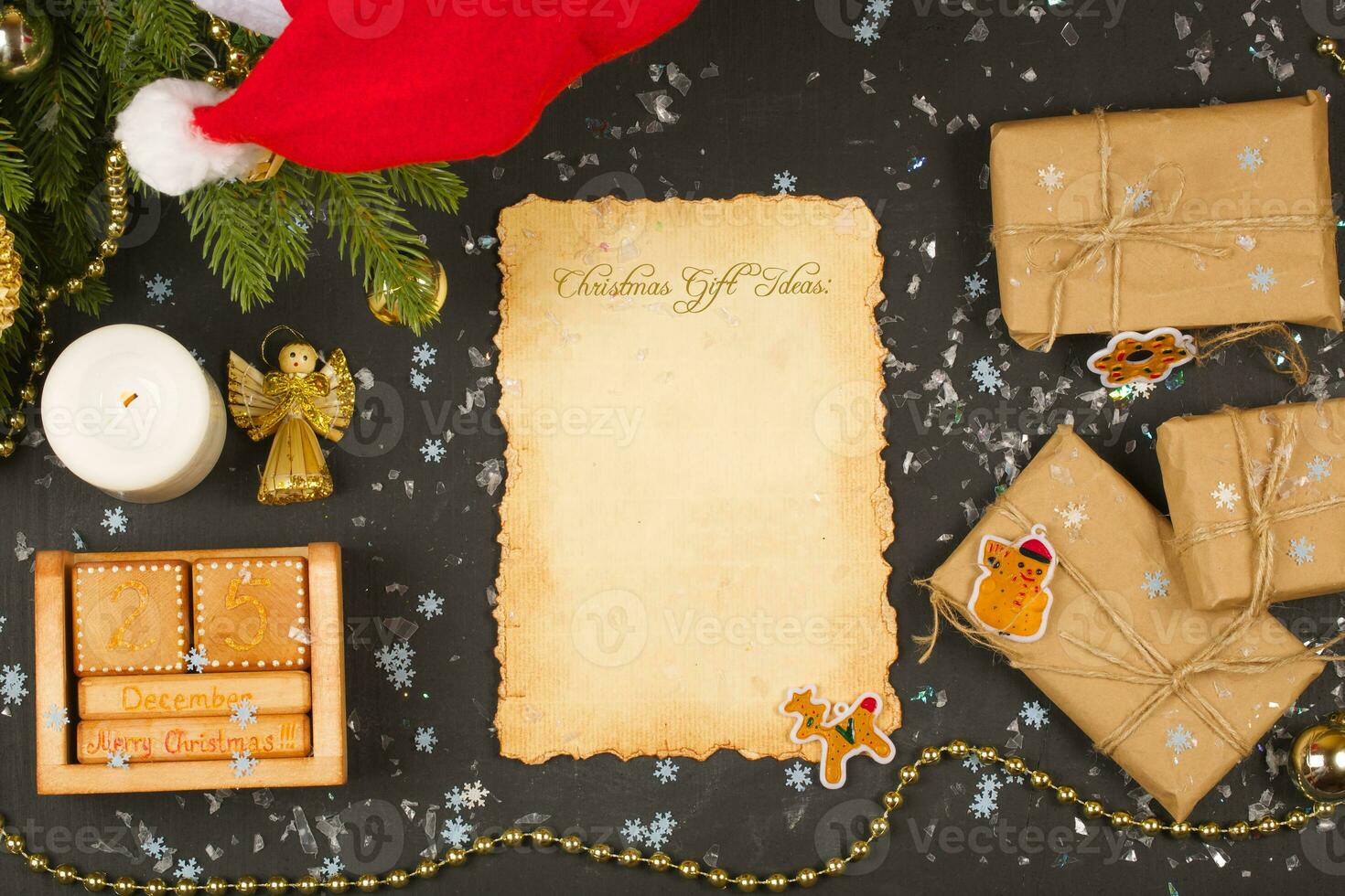 Winter holidays background photo