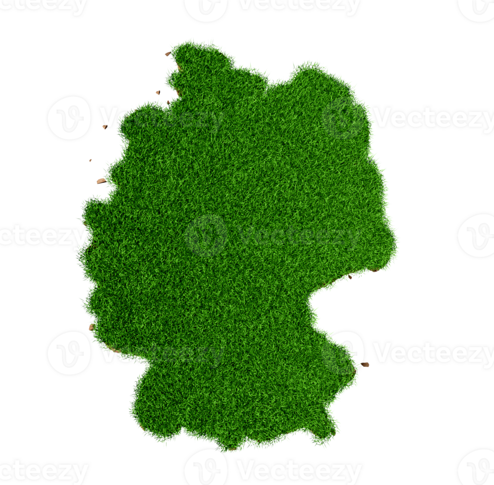 Germany map of Saint Vincent and the Grenadines 3d illustration png