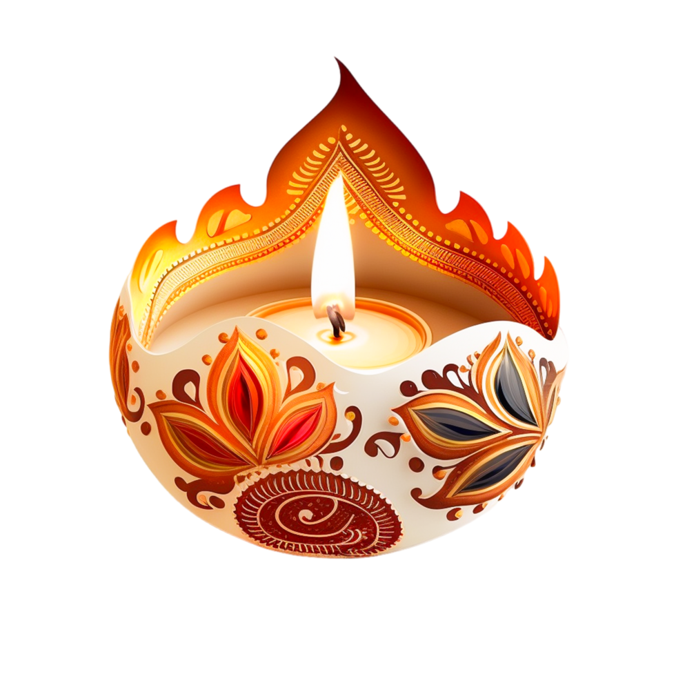 velas de día de la independencia ai generado png