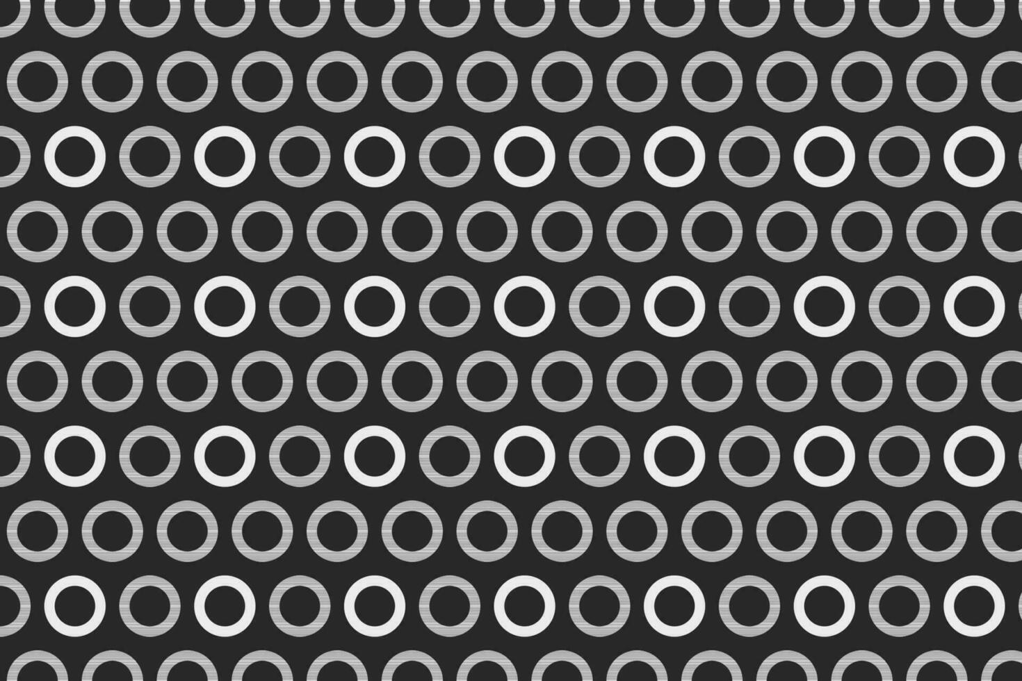 Grey outline ring circle pattern vector